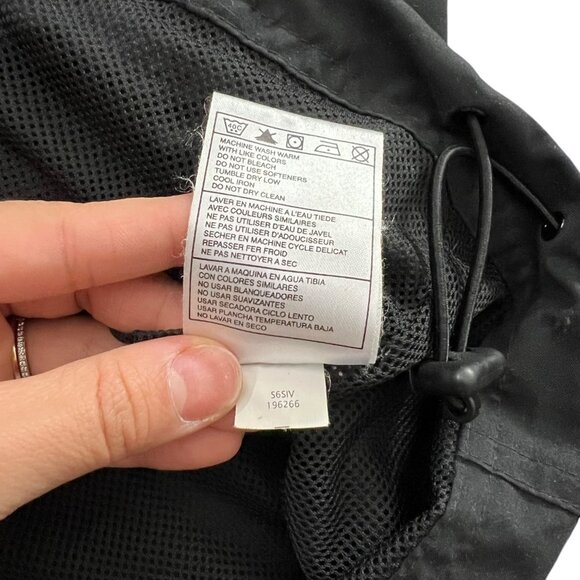 Vintage Y2K Nike Mens Track Jacket Windbreaker Black XL Sporty Streetwear Soccer - Picture 6 of 9